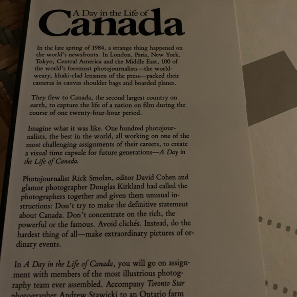 A Day In The Life of Canada MINT Hard Cover - Picture 4 of 8